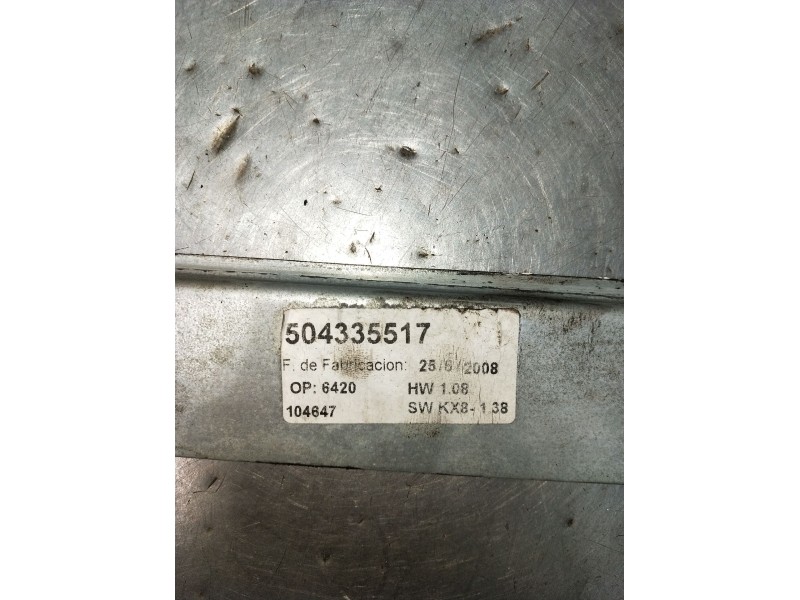 Recambio de elevalunas delantero derecho para iveco daily iv caja/chasis 55s18w referencia OEM IAM 504335517 2P 2006