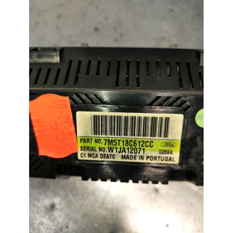 Recambio de mando calefaccion / aire acondicionado para ford focus ii (da_, hcp, dp) 1.6 tdci referencia OEM IAM 7M5T18C612CC W1