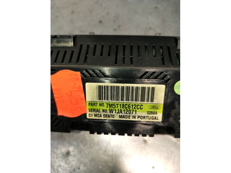 Recambio de mando calefaccion / aire acondicionado para ford focus ii (da_, hcp, dp) 1.6 tdci referencia OEM IAM 7M5T18C612CC W1