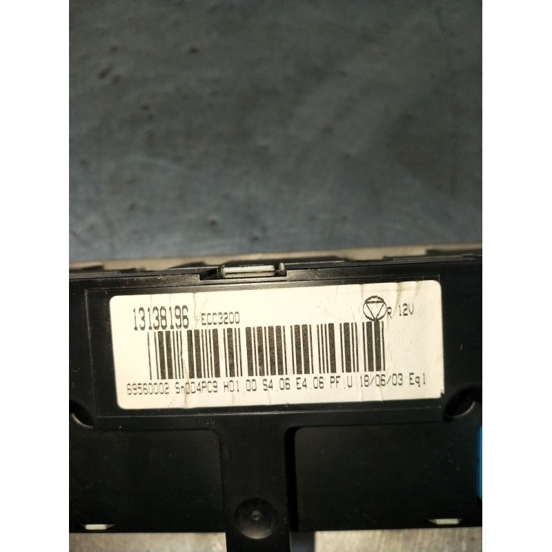 Recambio de mando calefaccion / aire acondicionado para opel vectra c gts (z02) 2.2 dti 16v (f68) referencia OEM IAM 13138196  2