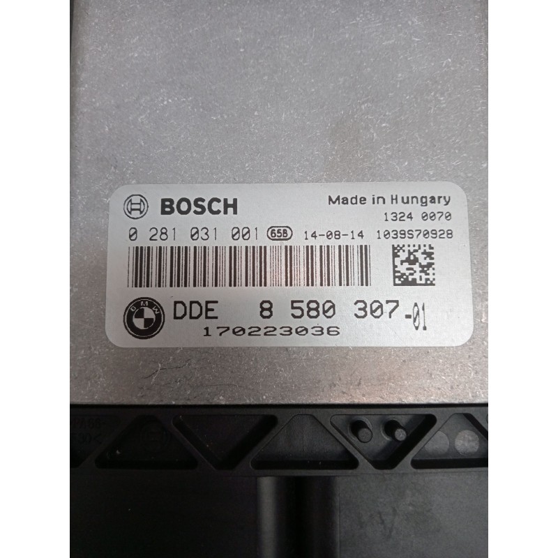 Recambio de centralita motor uce para bmw x1 (e84) sdrive 18 d referencia OEM IAM 0281031001 170223036 85030701 