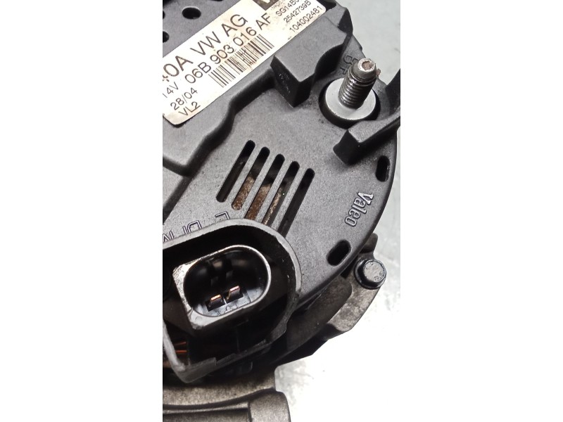 Recambio de alternador para audi a4 b6 (8e2) 2.0 referencia OEM IAM 06B903016AF SG14B016 140A
