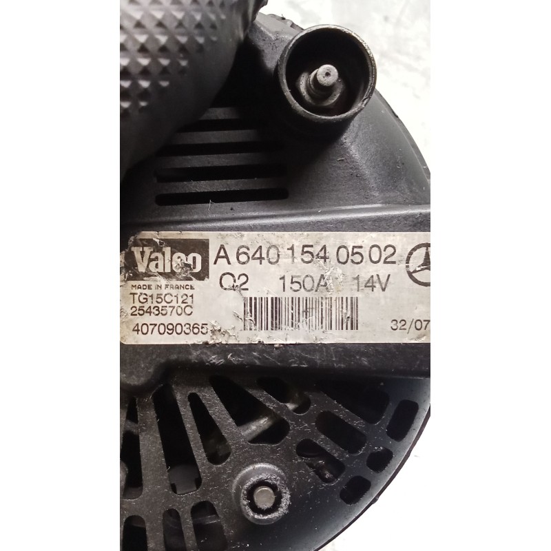 Recambio de alternador para mercedes-benz clase b sports tourer (w245) b 200 cdi (245.208) referencia OEM IAM A6401540502 254357