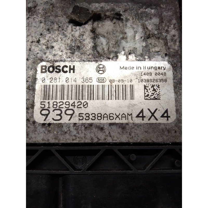 Recambio de centralita motor uce para alfa romeo 159 (140) 2.4 jtdm 20v ti referencia OEM IAM 0281014365 51829420 9395338A6XAM4X