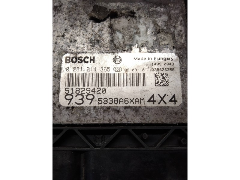 Recambio de centralita motor uce para alfa romeo 159 (140) 2.4 jtdm 20v ti referencia OEM IAM 0281014365 51829420 9395338A6XAM4X