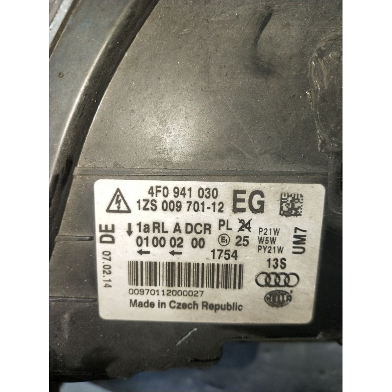 Recambio de faro derecho para audi a6 c6 (4f2) 3.2 fsi quattro referencia OEM IAM 4F0941030 5DV00829000 XENON 2004