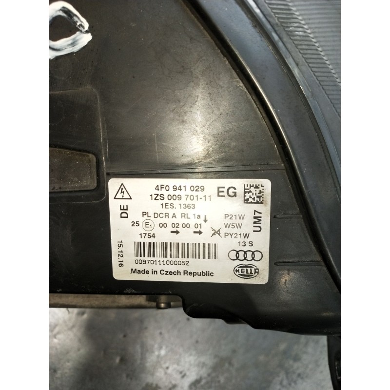 Recambio de faro izquierdo para audi a6 c6 (4f2) 3.2 fsi quattro referencia OEM IAM 5DV00829000 4F0941029 XENON 2004