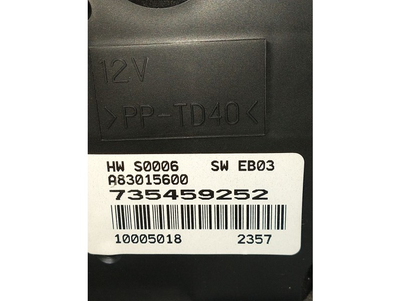 Recambio de mando calefaccion / aire acondicionado para fiat linea (323_, 110_) 1.3 d multijet (323axb11, 323axb1a) referencia O