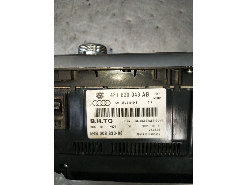 Recambio de mando calefaccion / aire acondicionado para audi a6 c6 (4f2) 3.2 fsi quattro referencia OEM IAM 4F1820043AB 5HB00883