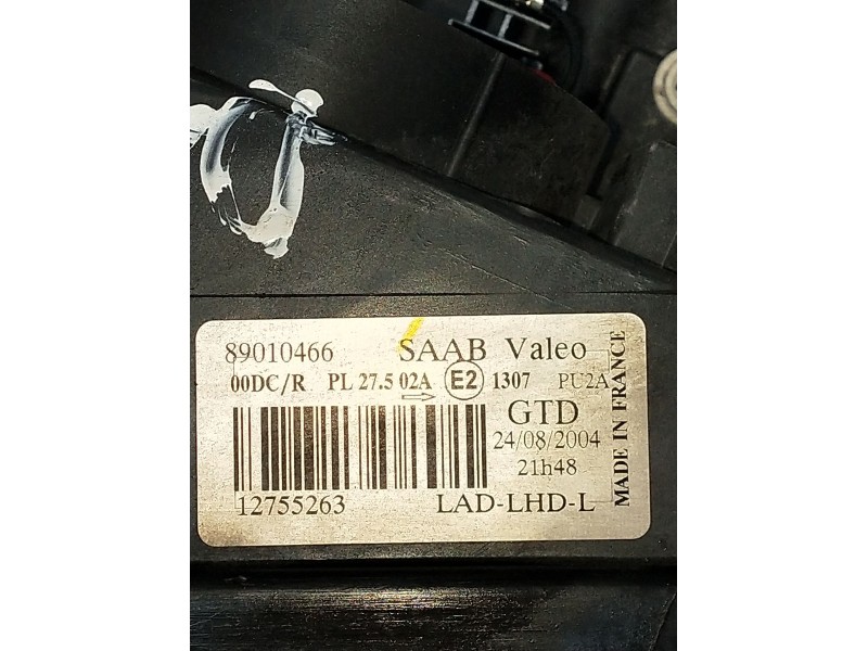 Recambio de faro izquierdo para saab 9-5 station wagon (ys3e) 2.2 tid referencia OEM IAM 89010466 12755263 XENON 
