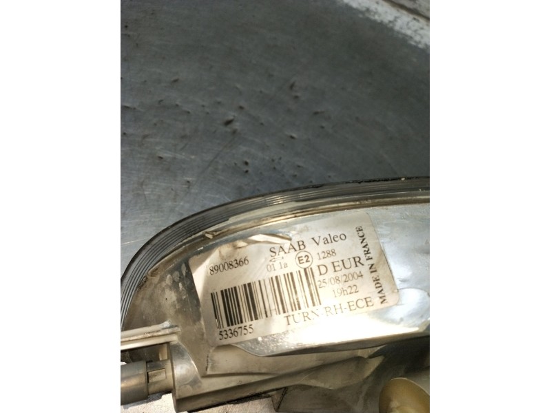 Recambio de piloto delantero derecho para saab 9-5 station wagon (ys3e) 2.2 tid referencia OEM IAM 89008366 5336755 