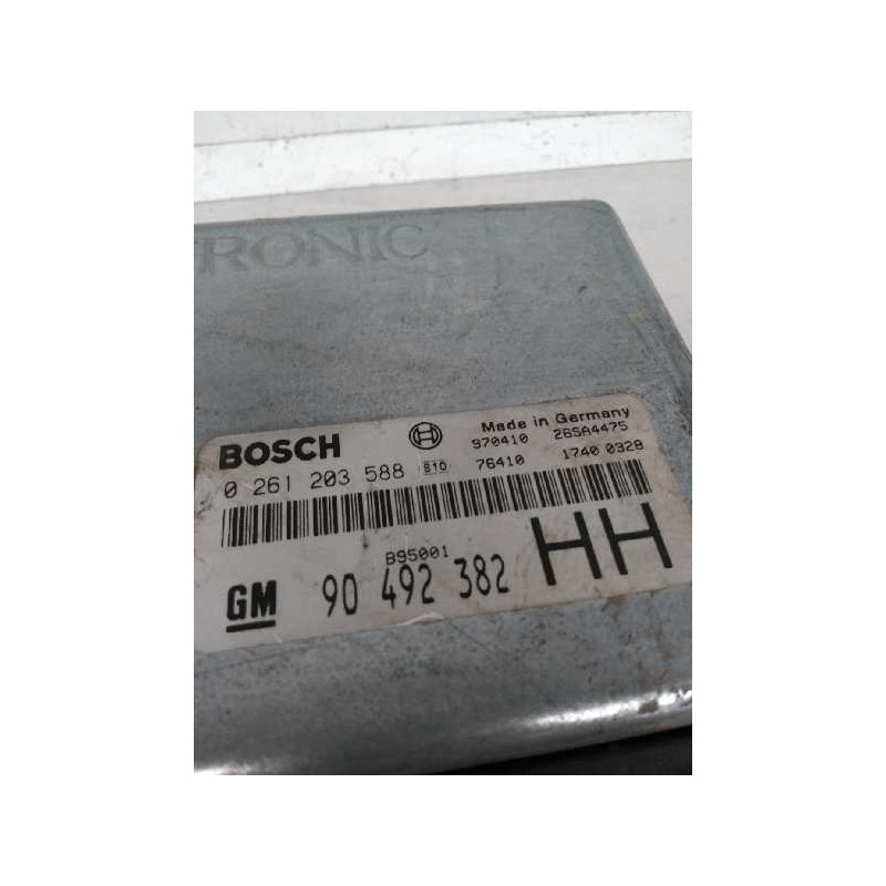 Recambio de centralita motor uce para opel omega b 2.5 v6 cat (l80) referencia OEM IAM 0261203588 90492382 HH