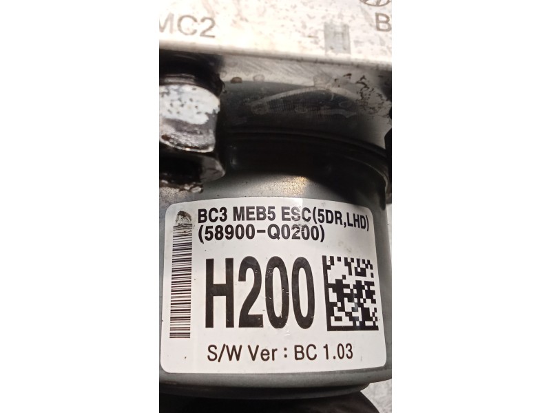 Recambio de abs para hyundai i20 iii (bc3, bi3) 1.0 t-gdi referencia OEM IAM Q058930500 Q058920500 58910Q0200 58900Q0200