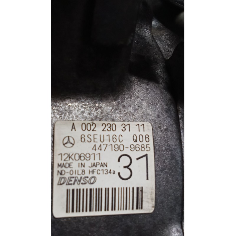 Recambio de compresor aire acondicionado para mercedes-benz clase e (w212) e 220 cdi / bluetec (212.001, 212.002) referencia OEM