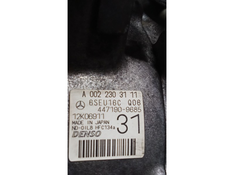 Recambio de compresor aire acondicionado para mercedes-benz clase e (w212) e 220 cdi / bluetec (212.001, 212.002) referencia OEM