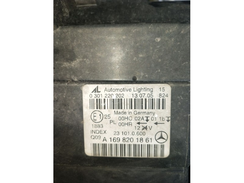 Recambio de faro derecho para mercedes-benz clase b sports tourer (w245) b 200 cdi (245.208) referencia OEM IAM 0301220202 A1698