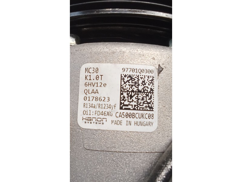 Recambio de compresor aire acondicionado para hyundai i20 iii (bc3, bi3) 1.0 t-gdi referencia OEM IAM 97701Q0300  20