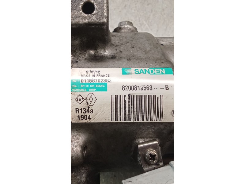 Recambio de compresor aire acondicionado para renault clio iii (br0/1, cr0/1) 1.2 16v (br02, br0j, br11, cr02, cr0j, cr11) refer