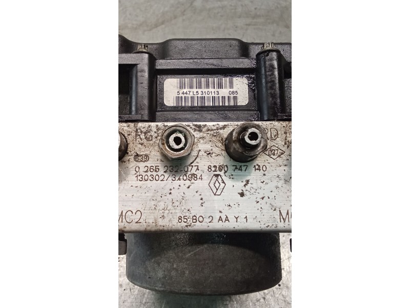 Recambio de abs para renault clio iii (br0/1, cr0/1) 1.2 16v (br02, br0j, br11, cr02, cr0j, cr11) referencia OEM IAM 0265800559 