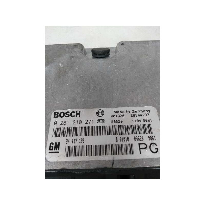 Recambio de centralita motor uce para opel vectra b berlina 2.2 16v dti cat (y 22 dtr / l50) referencia OEM IAM 0281010271 24417