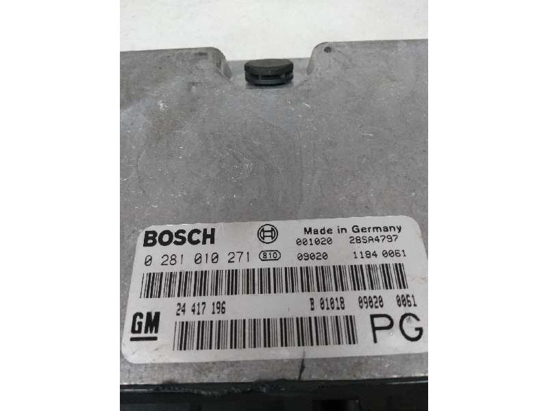 Recambio de centralita motor uce para opel vectra b berlina 2.2 16v dti cat (y 22 dtr / l50) referencia OEM IAM 0281010271 24417