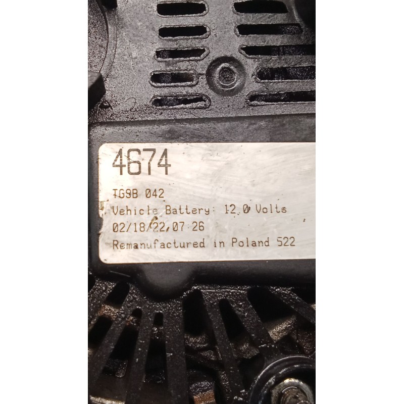 Recambio de alternador para renault clio iii (br0/1, cr0/1) 1.2 16v (br02, br0j, br11, cr02, cr0j, cr11) referencia OEM IAM TG9B