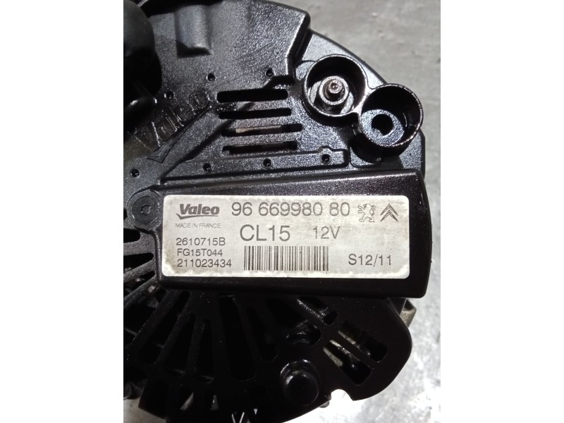Recambio de alternador para citroën c5 iii (rd_) 1.6 vti 120 referencia OEM IAM 9666998080  