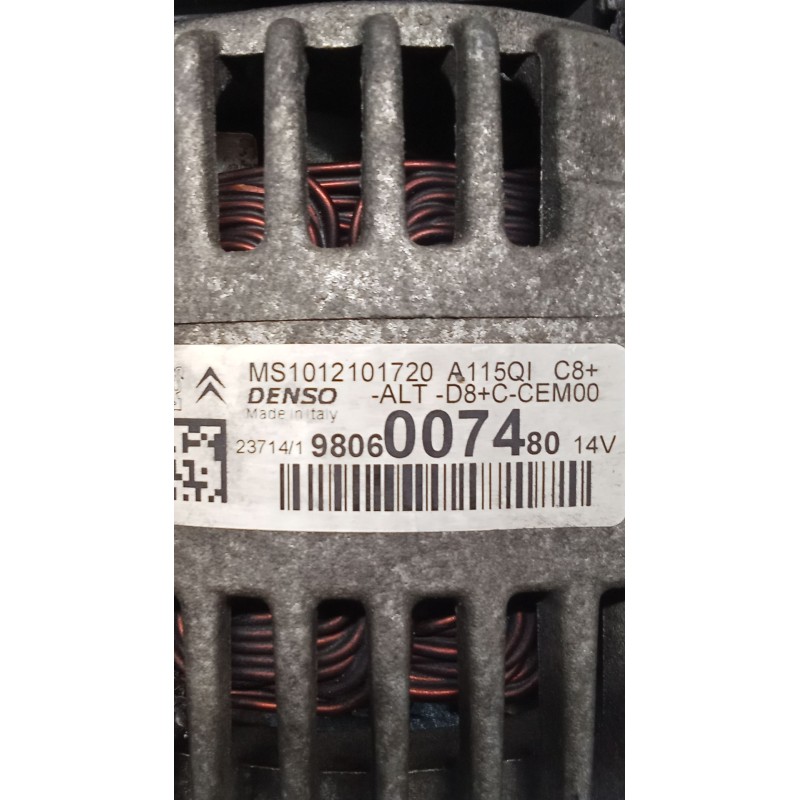 Recambio de alternador para citroën c3 ii (sc_) 1.0 vti 68 referencia OEM IAM   09