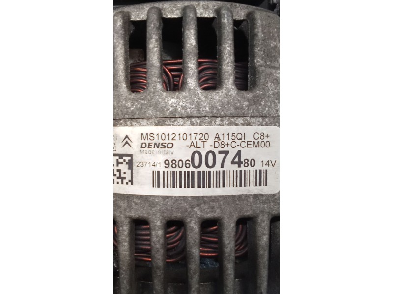 Recambio de alternador para citroën c3 ii (sc_) 1.0 vti 68 referencia OEM IAM   09