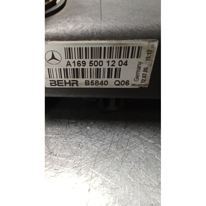 Recambio de radiador agua para mercedes-benz clase b sports tourer (w245) b 200 cdi (245.208) referencia OEM IAM A1695001204 A16