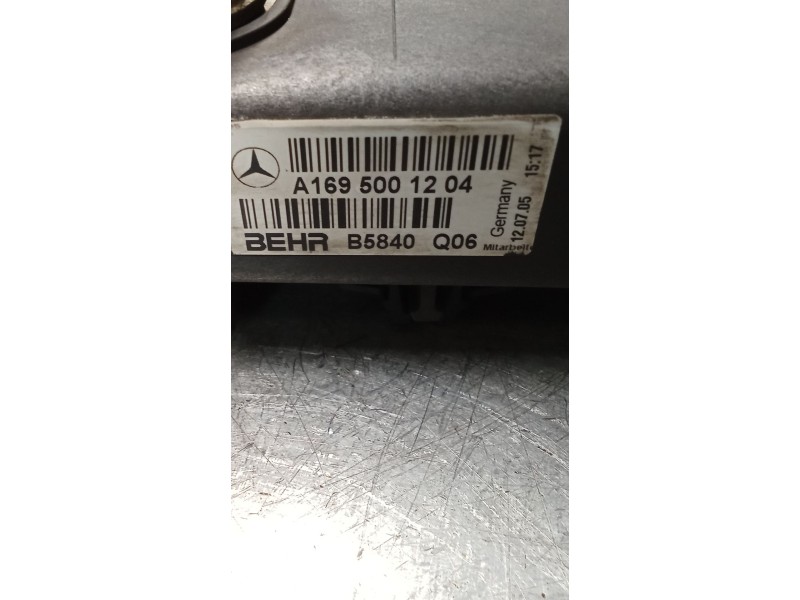 Recambio de radiador agua para mercedes-benz clase b sports tourer (w245) b 200 cdi (245.208) referencia OEM IAM A1695001204 A16