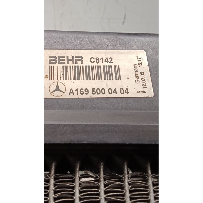Recambio de radiador agua para mercedes-benz clase b sports tourer (w245) b 200 cdi (245.208) referencia OEM IAM A1695001204 A16