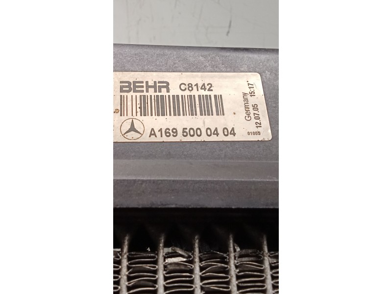 Recambio de radiador agua para mercedes-benz clase b sports tourer (w245) b 200 cdi (245.208) referencia OEM IAM A1695001204 A16