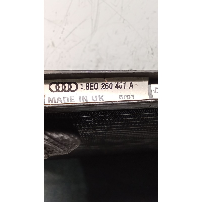 Recambio de condensador / radiador aire acondicionado para audi a4 b6 (8e2) 2.0 referencia OEM IAM 8E0260401A  01