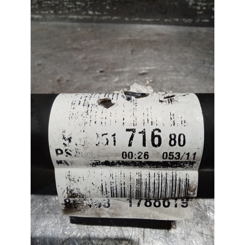 Recambio de transmision delantera derecha para citroën c5 iii (rd_) 1.6 vti 120 referencia OEM IAM 9685171680  