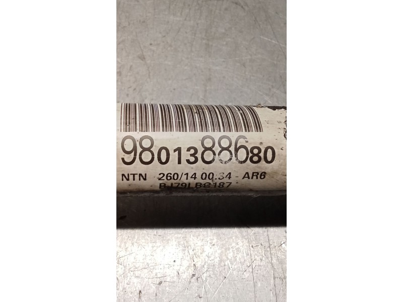 Recambio de transmision delantera derecha para citroën c3 ii (sc_) 1.0 vti 68 referencia OEM IAM 9801388680  09