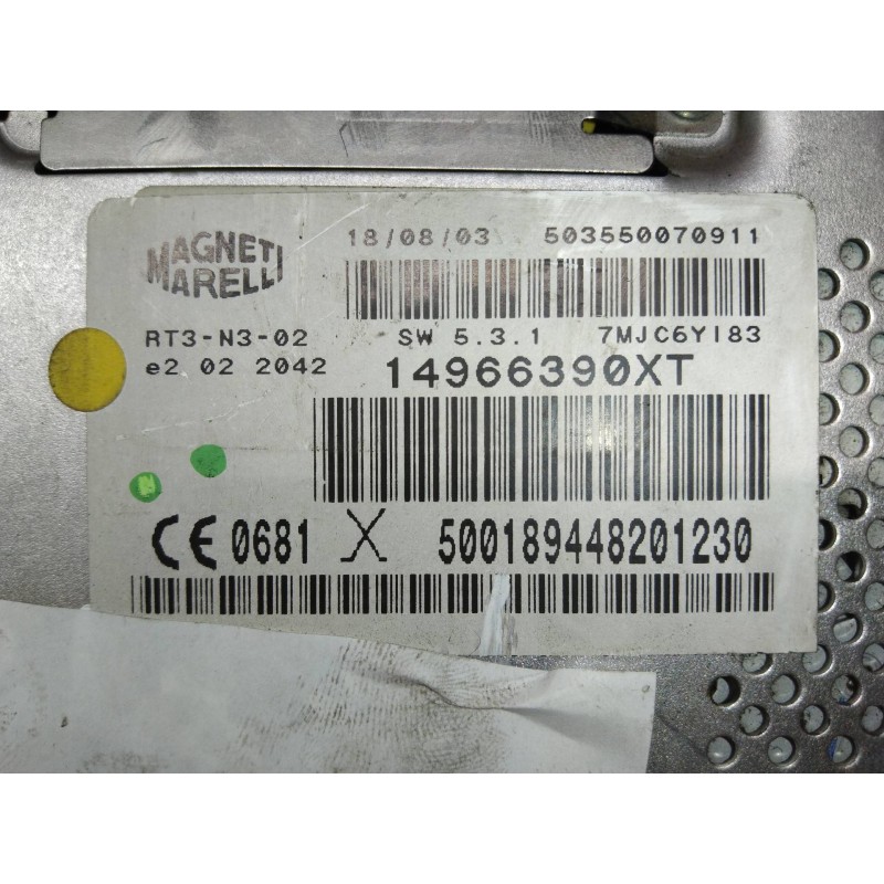 Recambio de sistema audio / radio cd para lancia phedra (180) 2.2 jtd 16v emblema referencia OEM IAM 14966390XT  