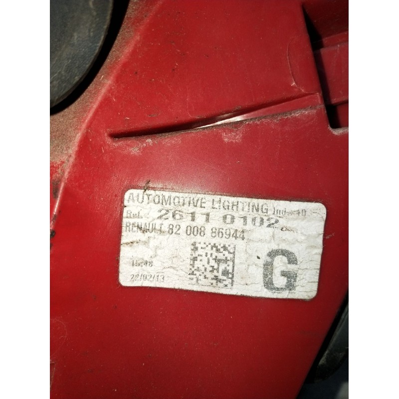 Recambio de piloto trasero izquierdo para renault clio iii (br0/1, cr0/1) 1.2 16v (br02, br0j, br11, cr02, cr0j, cr11) referenci
