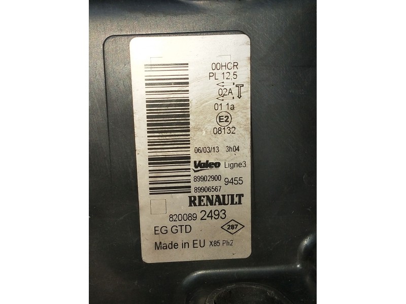 Recambio de faro izquierdo para renault clio iii (br0/1, cr0/1) 1.2 16v (br02, br0j, br11, cr02, cr0j, cr11) referencia OEM IAM 
