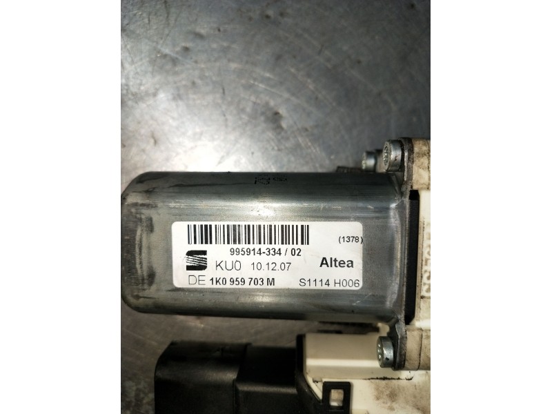 Recambio de elevalunas trasero izquierdo para seat altea (5p1) 1.9 tdi referencia OEM IAM 1K0959703M 5P 2004