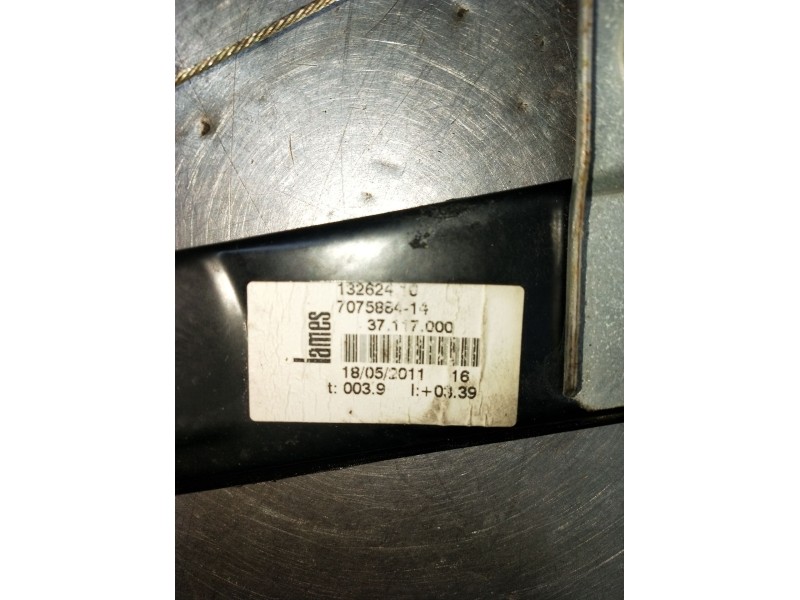 Recambio de elevalunas trasero derecho para bmw 3 (e90) 318 d referencia OEM IAM 707588414 4P 2008