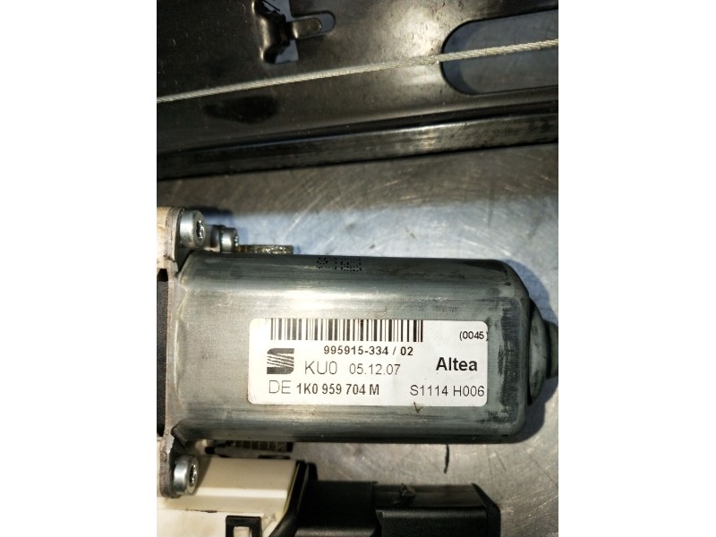 Recambio de elevalunas trasero derecho para seat altea (5p1) 1.9 tdi referencia OEM IAM 1K0959704M 5P 2004
