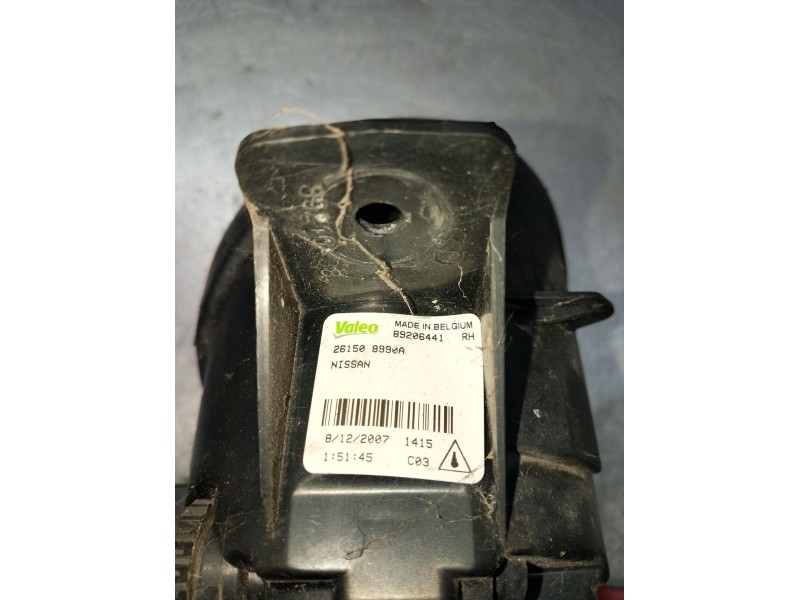 Recambio de faro antiniebla derecho para renault koleos i (hy_) 2.0 dci (hy0k) referencia OEM IAM 261508990A 89206441 2008