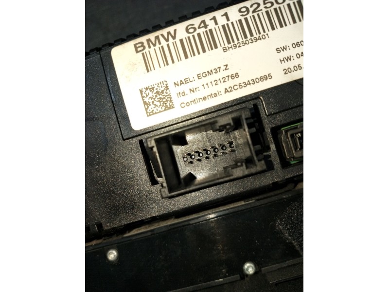 Recambio de mando calefaccion / aire acondicionado para bmw 3 (e90) 318 d referencia OEM IAM 6411925039401 A2C5340695 2008