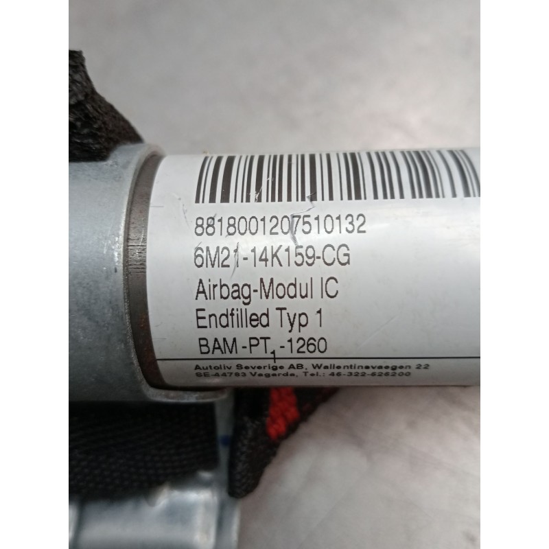 Recambio de airbag cortina delantero derecho para ford s-max (ca1) 2.0 tdci cat referencia OEM IAM 6M2114K159CG 8818001207510132