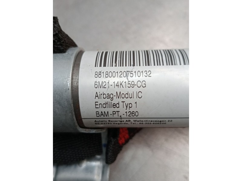 Recambio de airbag cortina delantero derecho para ford s-max (ca1) 2.0 tdci cat referencia OEM IAM 6M2114K159CG 8818001207510132
