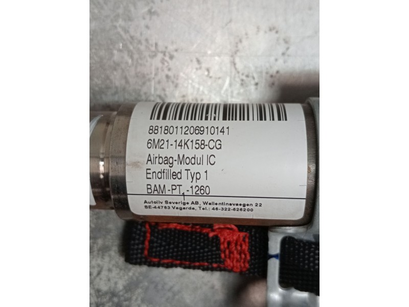 Recambio de airbag cortina delantero izquierdo para ford s-max (ca1) 2.0 tdci cat referencia OEM IAM 6M2114K158CG 88180112069101