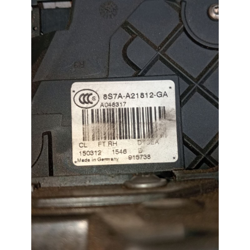Recambio de motor cierre centralizado delantero derecho para ford s-max (ca1) 2.0 tdci cat referencia OEM IAM 8S7AA2812GA 5P 201