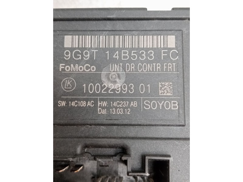 Recambio de modulo electronico para ford s-max (ca1) 2.0 tdci cat referencia OEM IAM 9G9T14B533FC 1002299301 14C108AC 2010