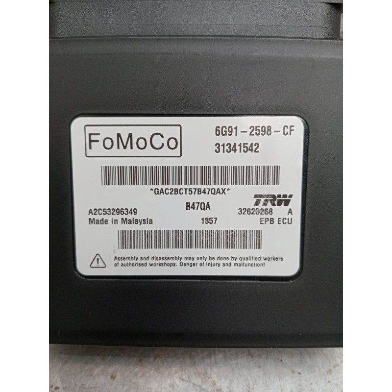 Recambio de modulo electronico para ford s-max (ca1) 2.0 tdci cat referencia OEM IAM 6G912598CF 31341542 A2C53296349 2010